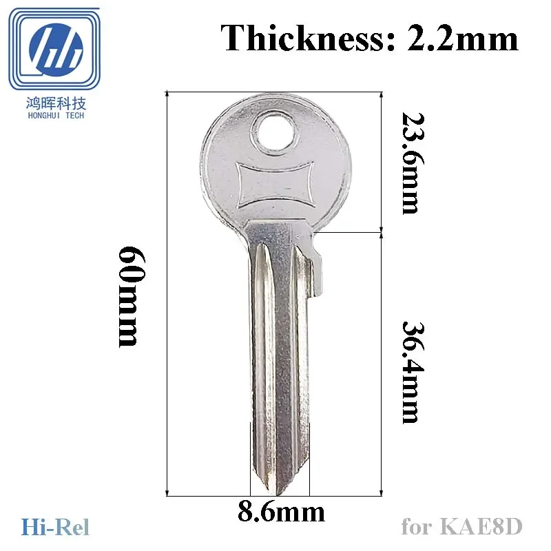 Home Security Key - 5-100Pcs for Kale KAE8D Blank Key