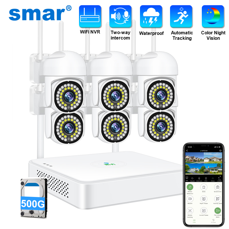 Home Security And Camera Systems - Smar 3MP Wireless CCTV Security Camera
