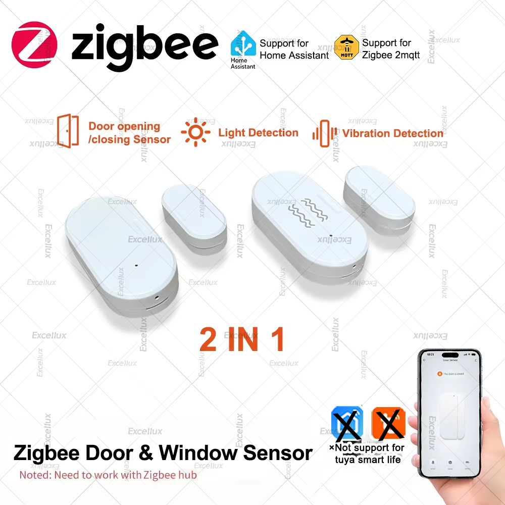 Zigbee 3.0 Door Window Sensor  - Home Security With Alarm ulasan dan harga