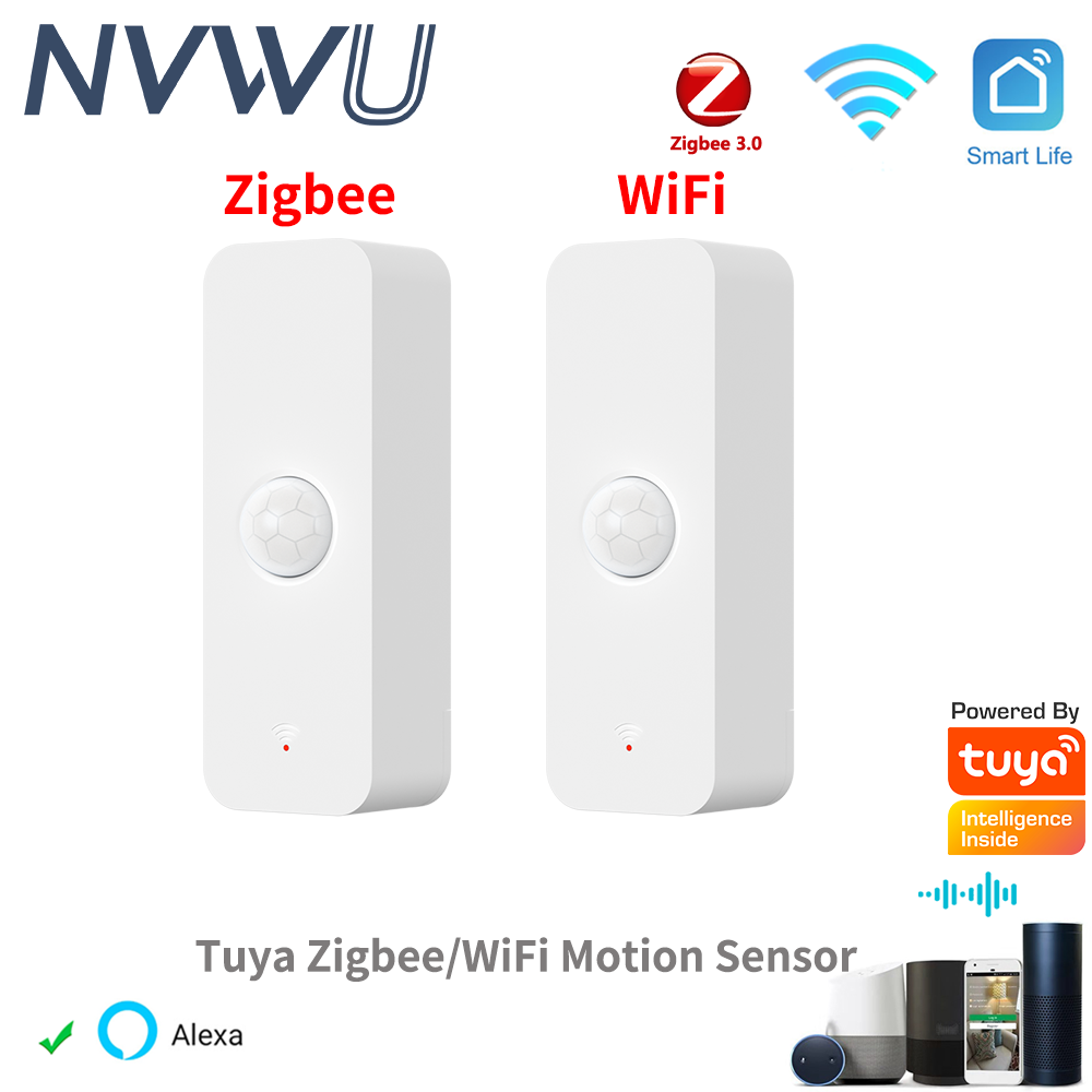 Tuya WiFi Zigbee PIR Motion Se - Home Security Technology ulasan dan harga