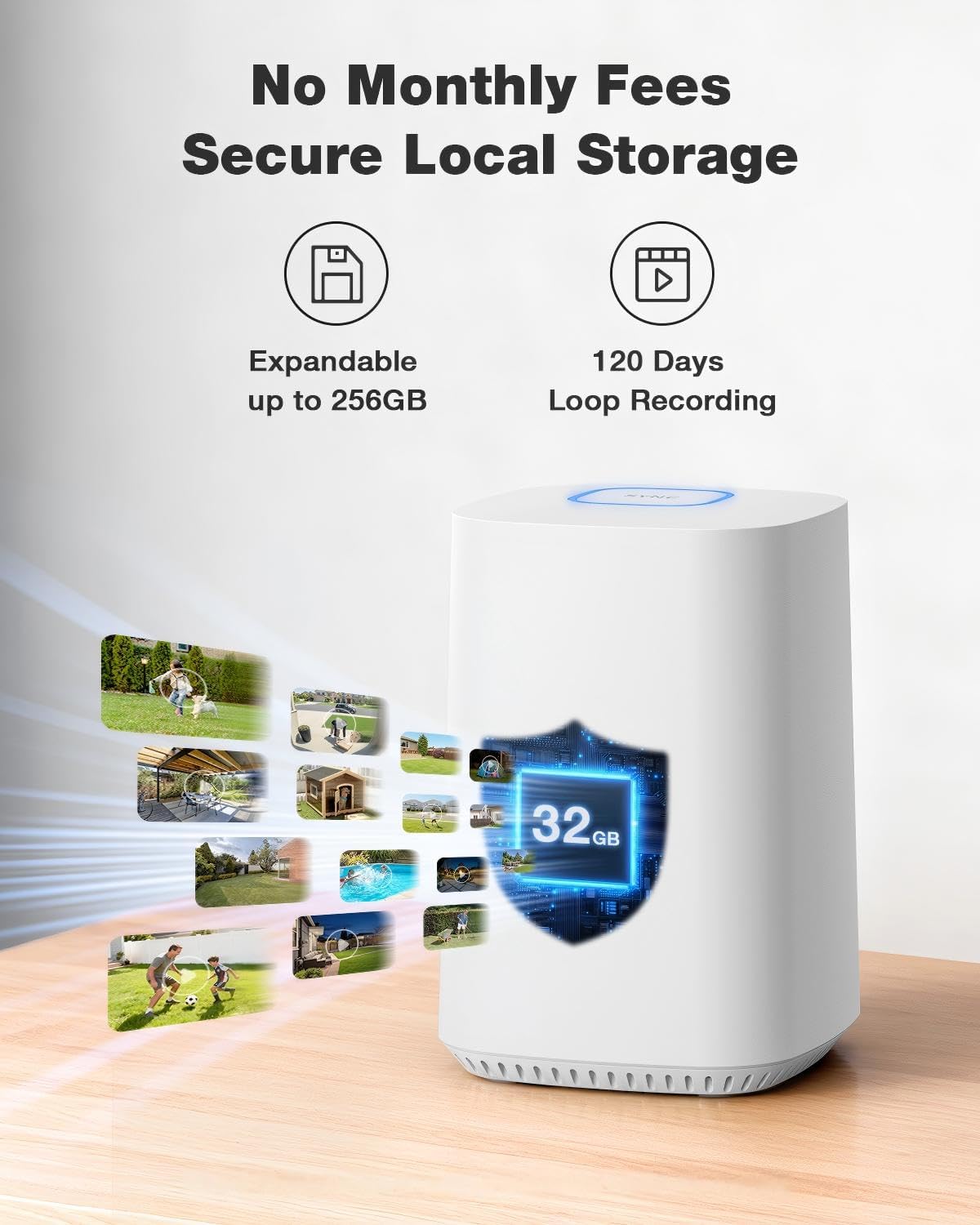 Wireless Outdoor Solar-Powered - Home Security No Monthly Fee ulasan dan harga