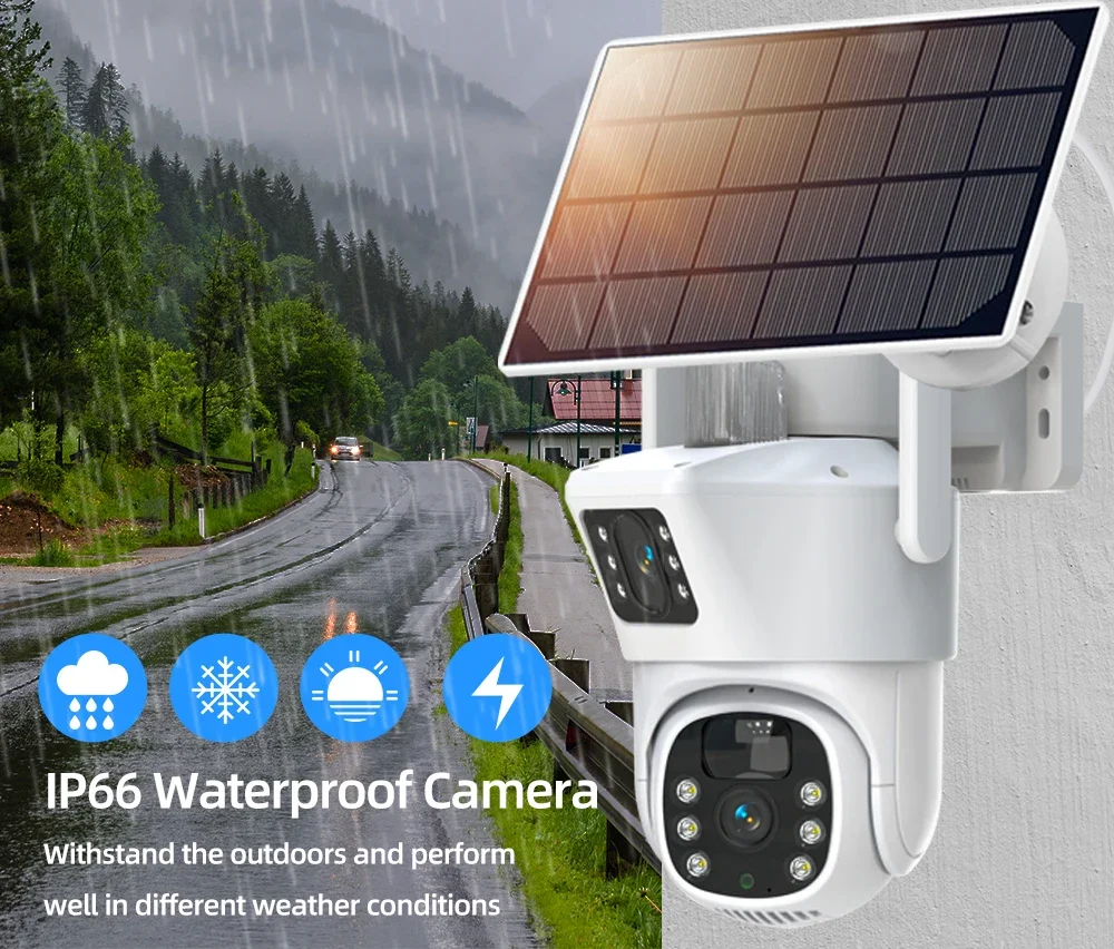 4K 8MP Dual Lens Wifi Solar CC - Nvr Kit 8 Channel ulasan dan harga