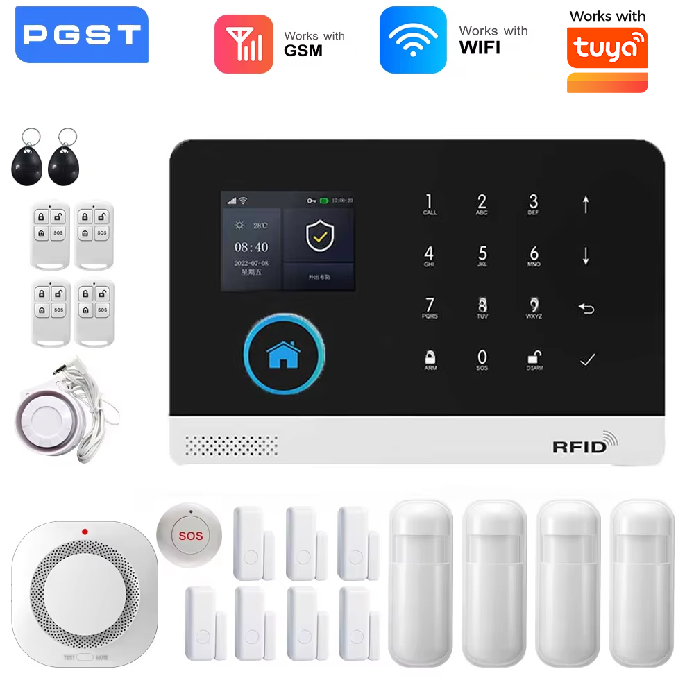 Smart Home WiFi GSM Alarm Syst - Home Security Front Door Camera ulasan dan harga