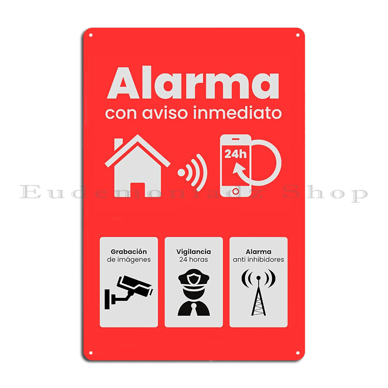 Retro 24h Alarm System Metal S - Home Security With Alarm ulasan dan harga
