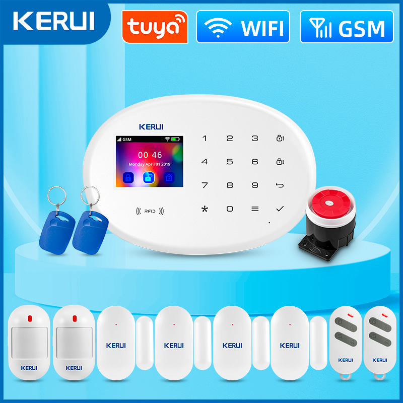 KERUI W202 Alarm System WIFI G - Home Security Front Door Camera ulasan dan harga