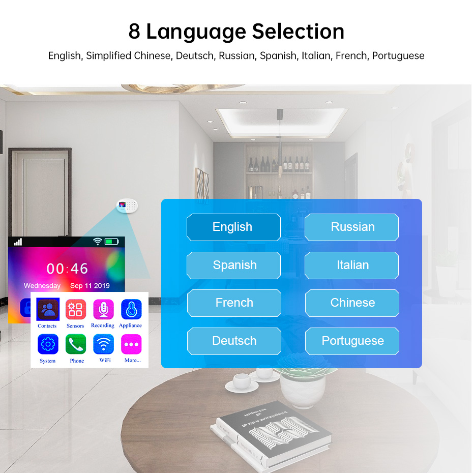 KERUI W202 Alarm System WIFI G - Home Security Front Door Camera ulasan dan harga