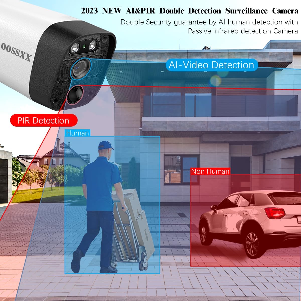 OOSSXX 4K POE Wired Home Secur - Home Security No Monthly Fee ulasan dan harga