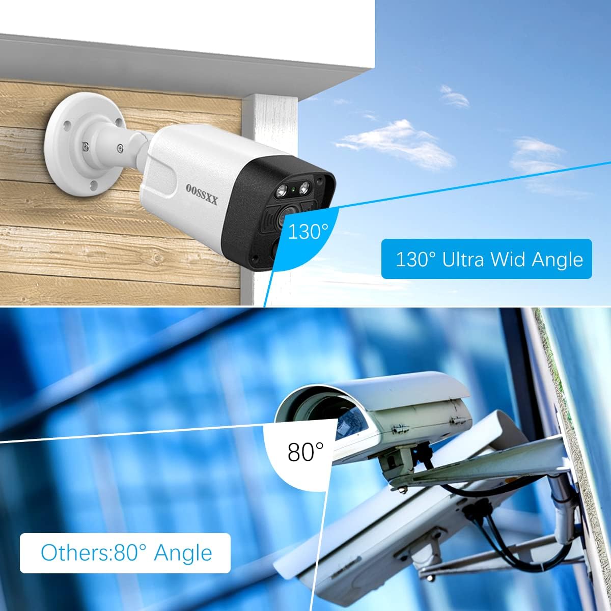 OOSSXX 4K POE Wired Home Secur - Home Security No Monthly Fee ulasan dan harga