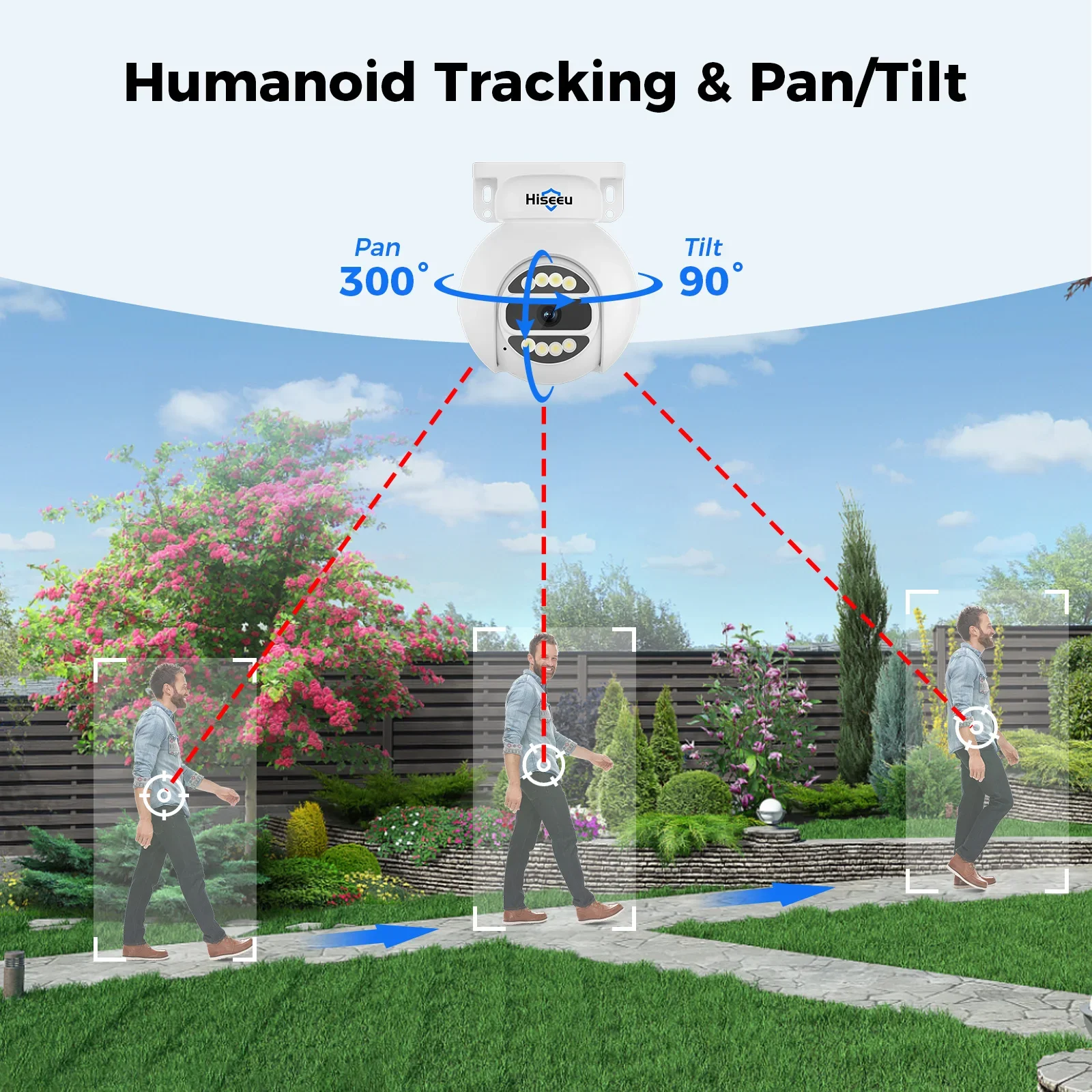 Hiseeu Automatic Tracking 5mp  - Home Security And Camera Systems ulasan dan harga