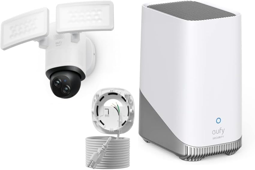 Outdoor Floodlight Camera with - Home Security No Monthly Fee ulasan dan harga