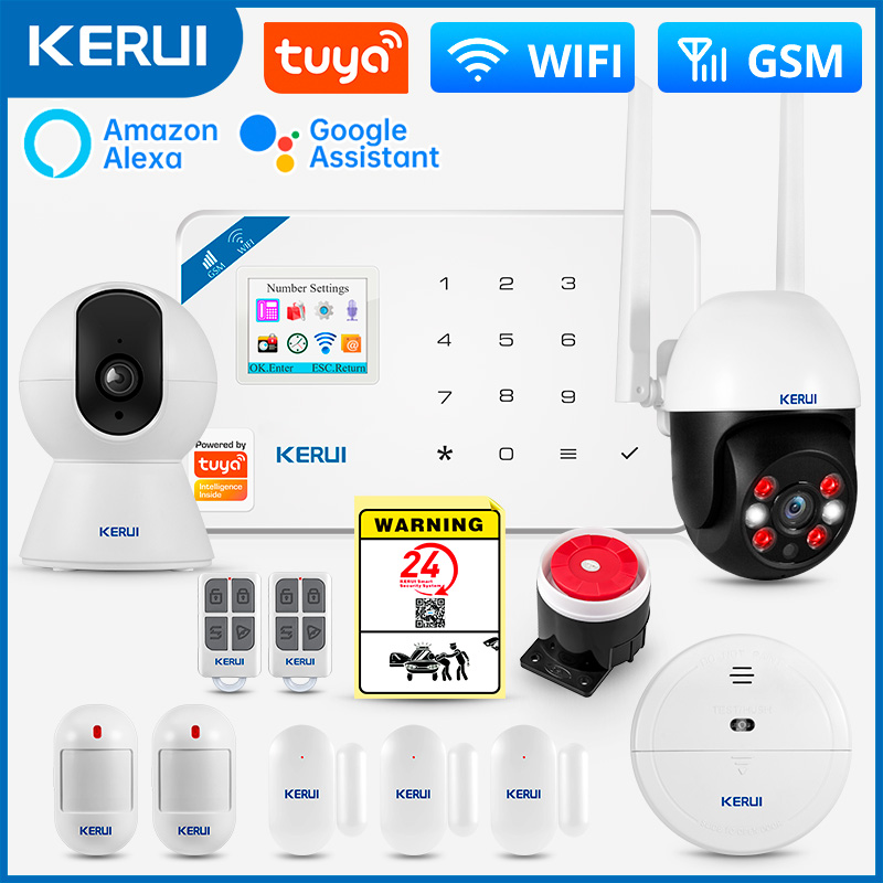 KERUI W181 Alarm System Secutr - Home Security Front Door Camera ulasan dan harga