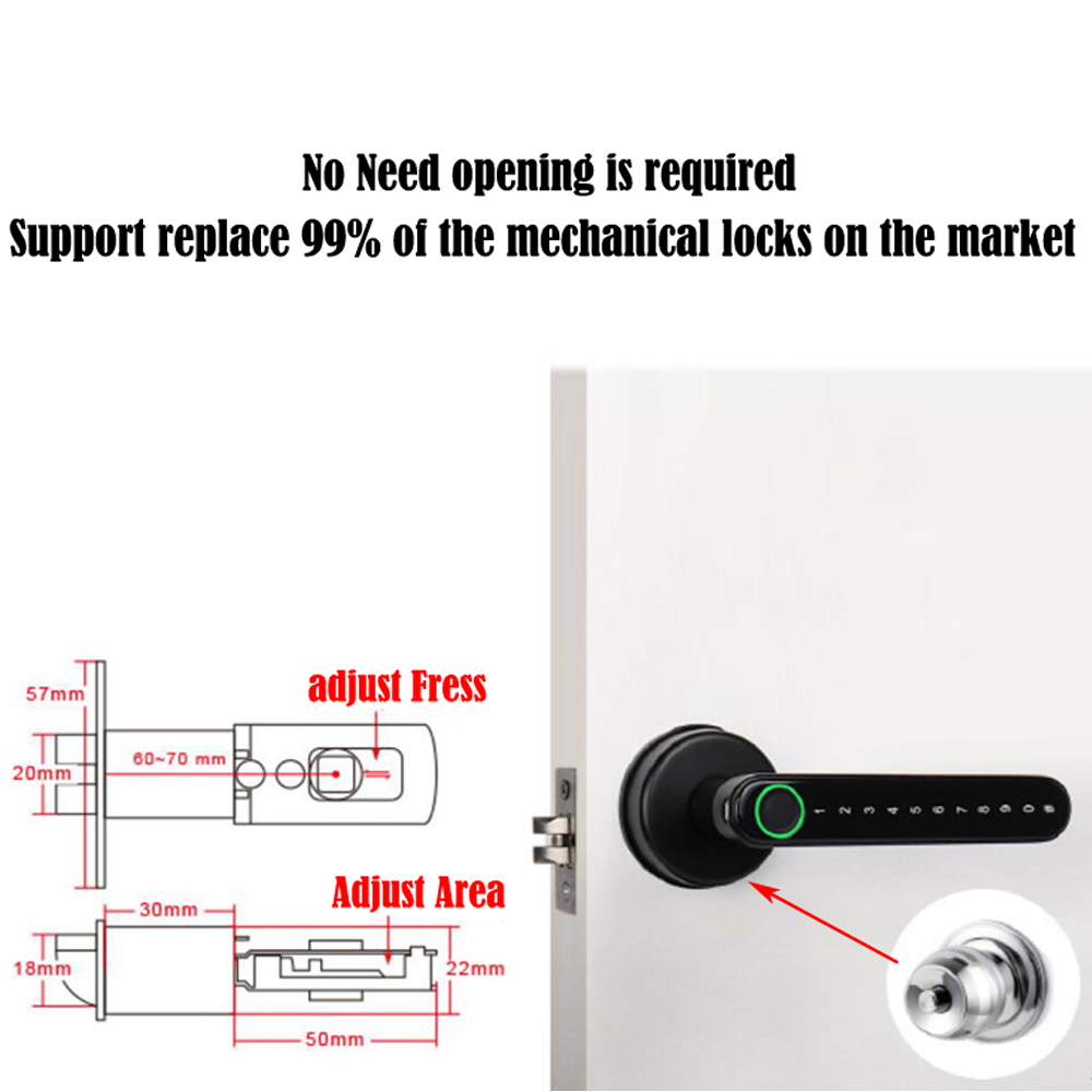 TTLock Smart Bluetooth Fingerp - Home Security Key ulasan dan harga