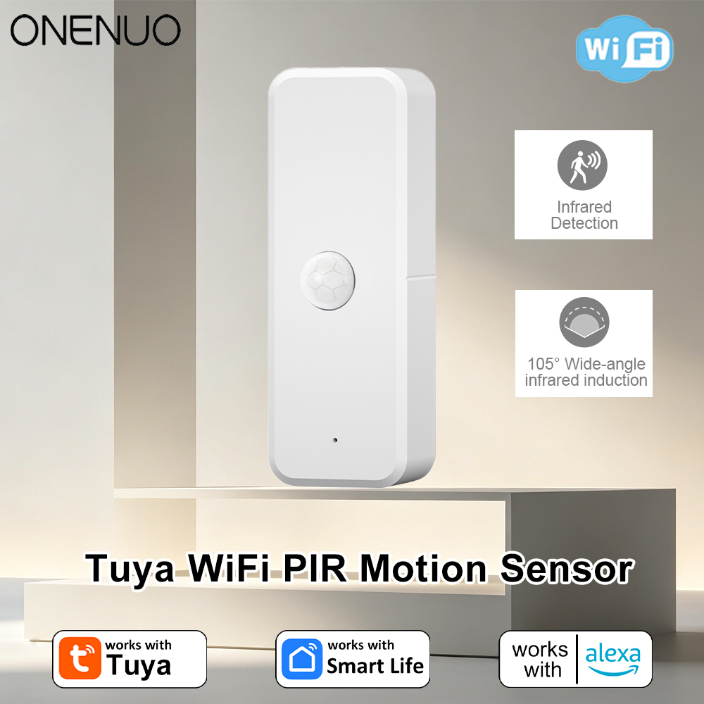 New Tuya WiFi PIR Motion Detec - Home Security With Alarm ulasan dan harga