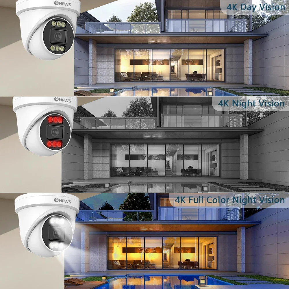 OEM 8MP 4K 25FPS PoE IP Camera - Home Security And Camera Systems ulasan dan harga