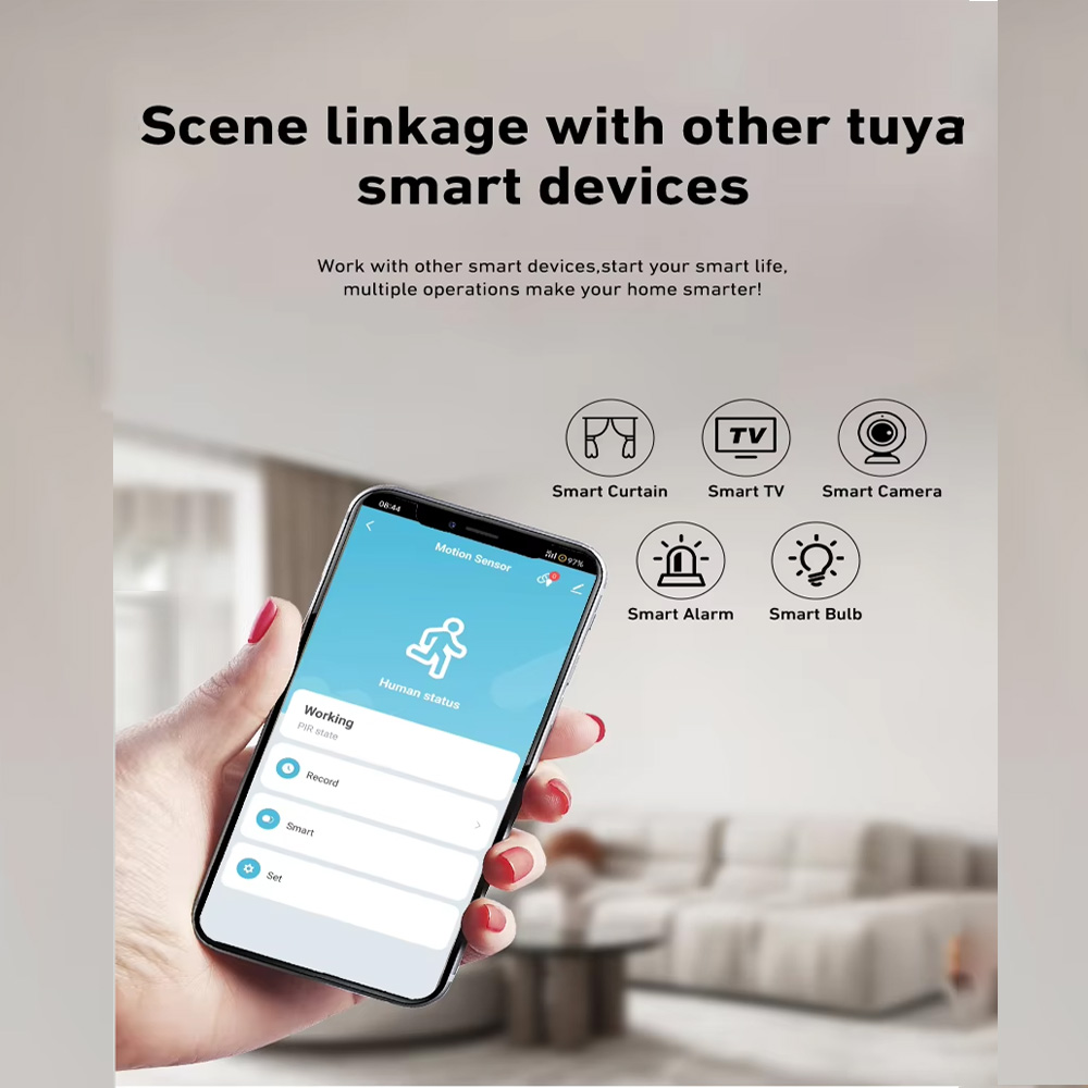 Smart PIR Motion Sensor WiFi Z - Home Security Technology ulasan dan harga