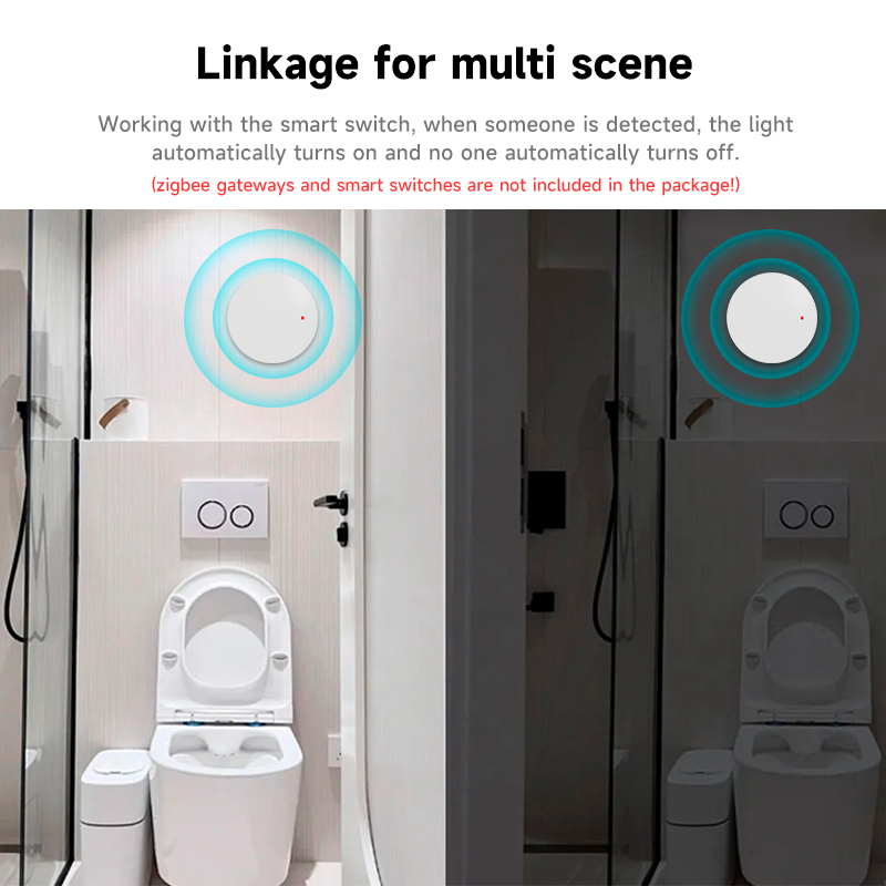 Tuya Zigbee 3.0 24GHz MmWave H - Home Security With Alarm ulasan dan harga
