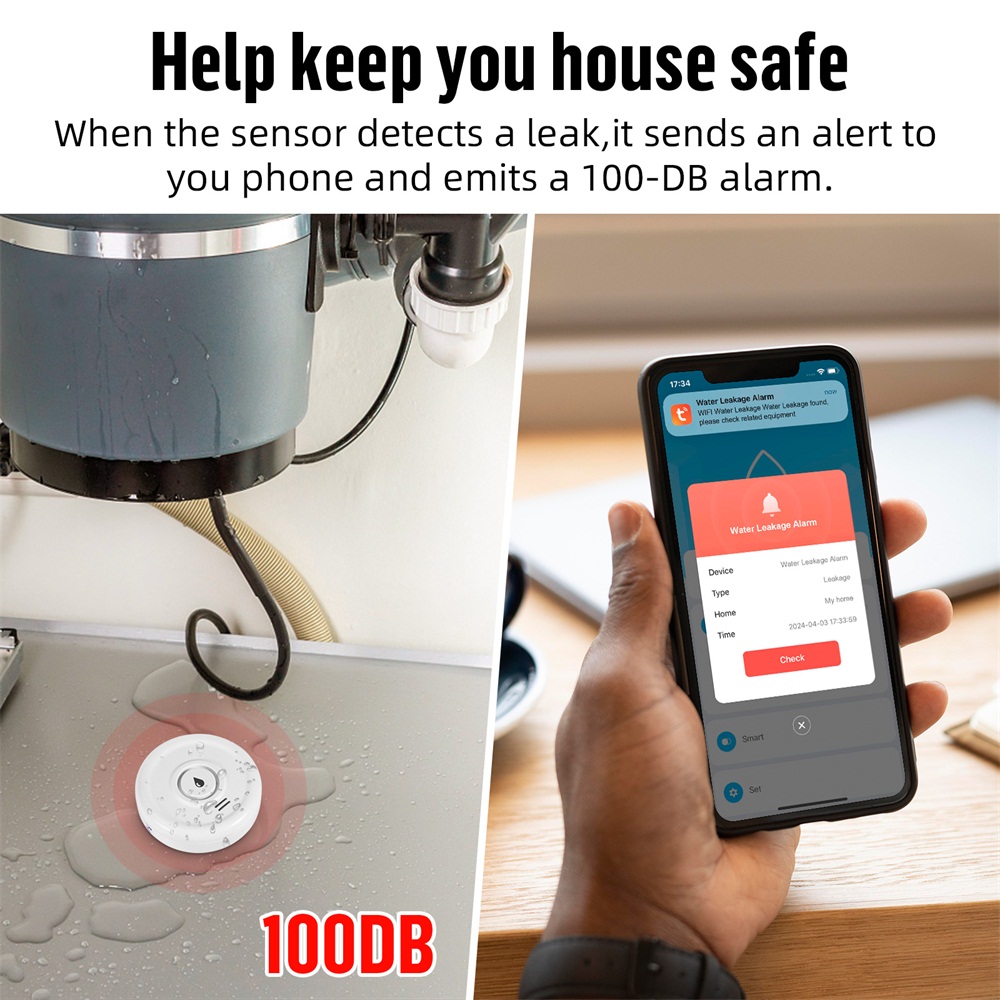 Fuers Water Leakage Detector S - Home Security Technology ulasan dan harga