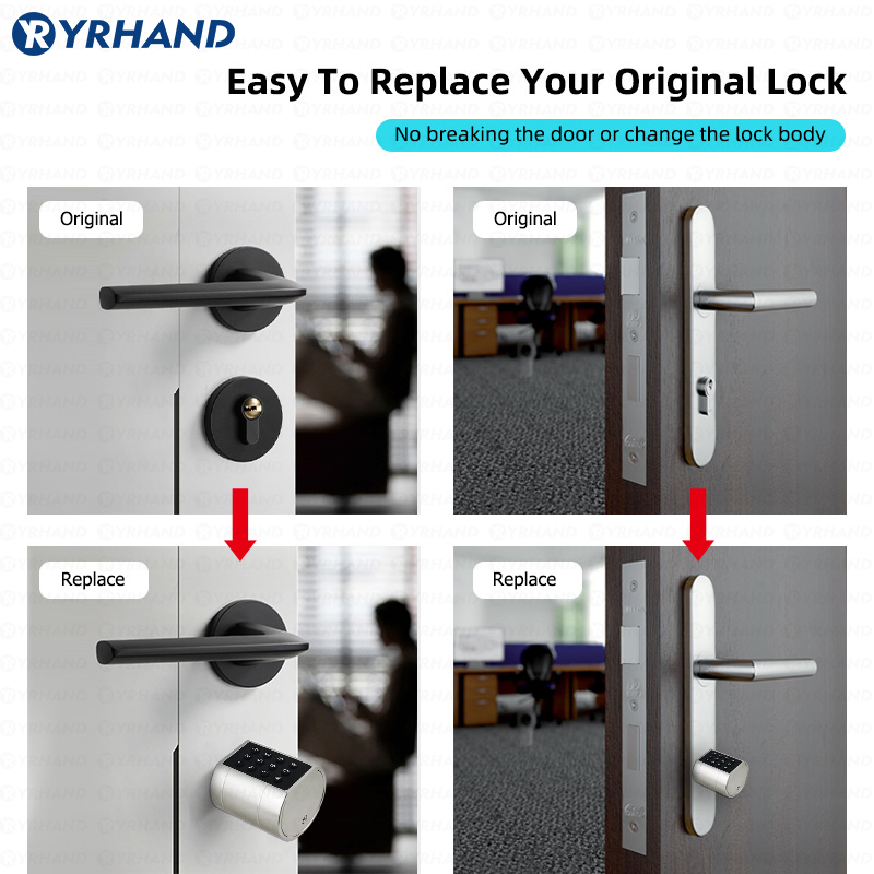 Smart Euro Cylindrical Door Lo - Home Security Key ulasan dan harga