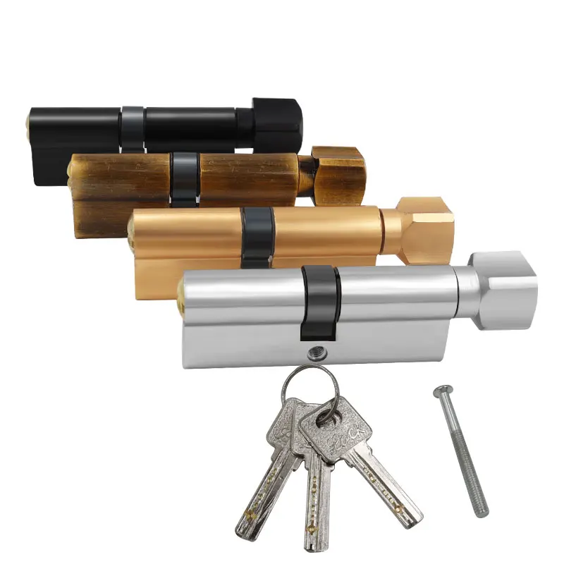 Door Cylinder Lock Biased 70mm - Home Security Key ulasan dan harga
