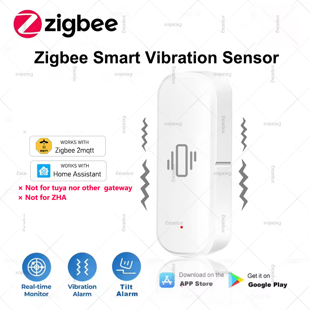 Zigbee Smart Vibration Sensor  - Home Security With Alarm ulasan dan harga