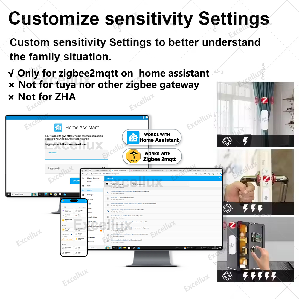 Zigbee Smart Vibration Sensor  - Home Security With Alarm ulasan dan harga