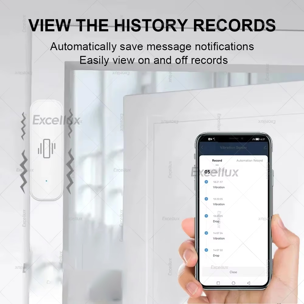 Zigbee Smart Vibration Sensor  - Home Security With Alarm ulasan dan harga