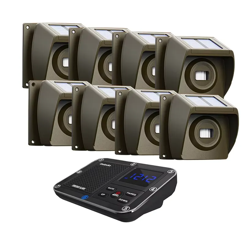 Outdoor Solar - Powered Wirele - Home Security With Alarm ulasan dan harga