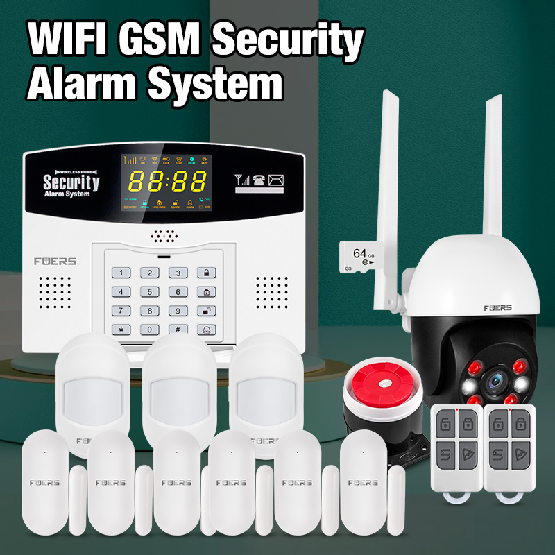 Fuers Tuya Smart Alarm System  - Home Security Front Door Camera ulasan dan harga