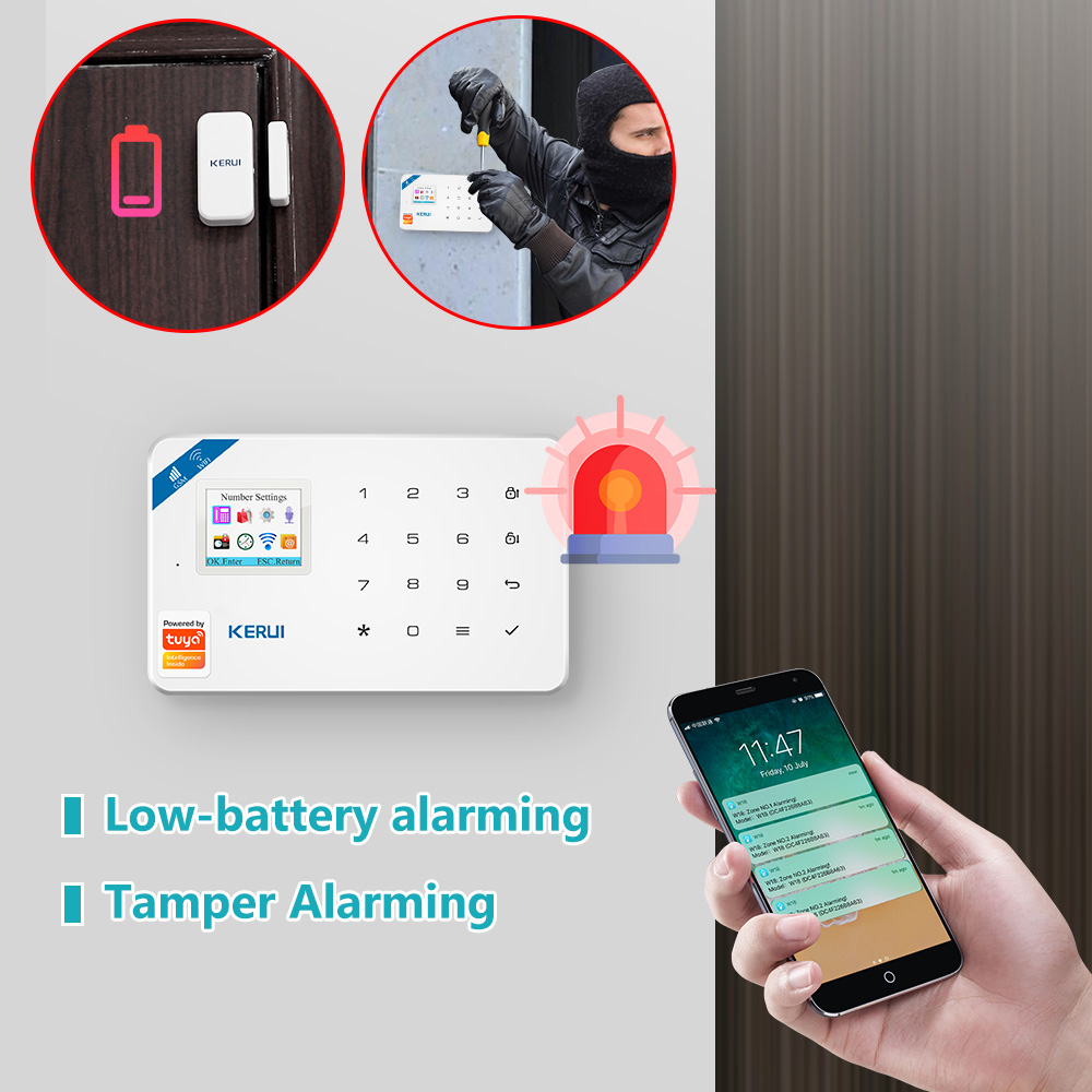 KERUI W181 Alarm System Secutr - Home Security Front Door Camera ulasan dan harga