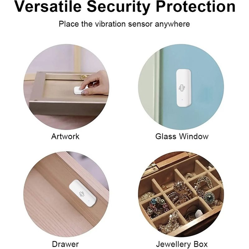 【VALUE MONEY】Tuya Wifi Smart V - Home Security With Alarm ulasan dan harga