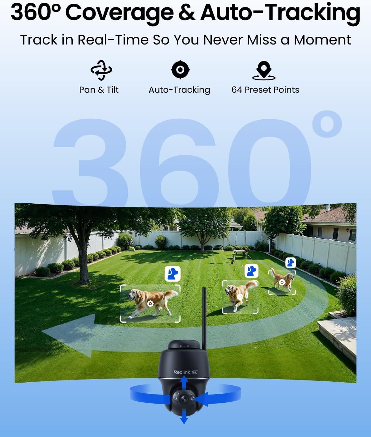 4K Wireless Outdoor Solar Secu - Home Security No Monthly Fee ulasan dan harga