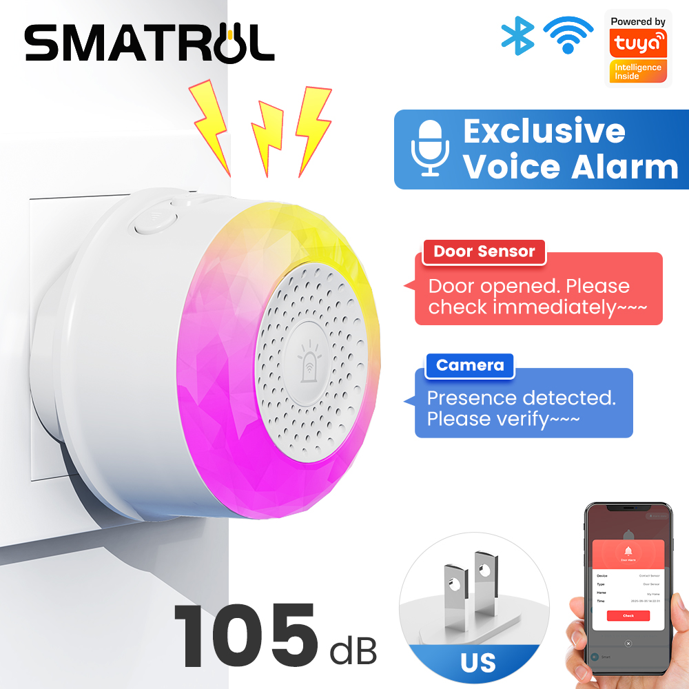 SMATRUL Tuya WiFi Sound And Li - Home Security Front Door Camera ulasan dan harga