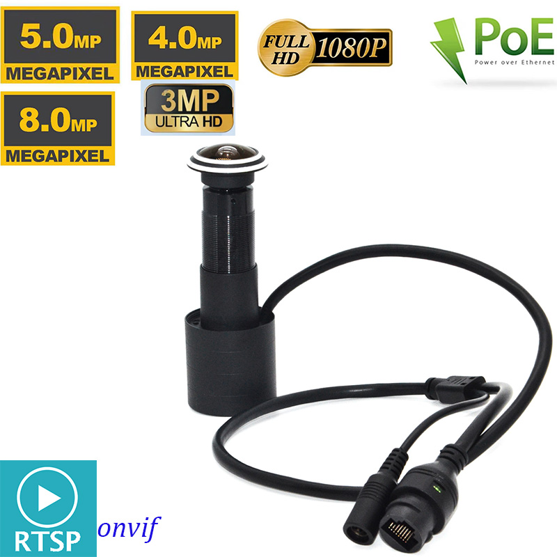 1080P 3MP 5MP 8MP 4k POE Audio - Home Security Front Door Camera ulasan dan harga