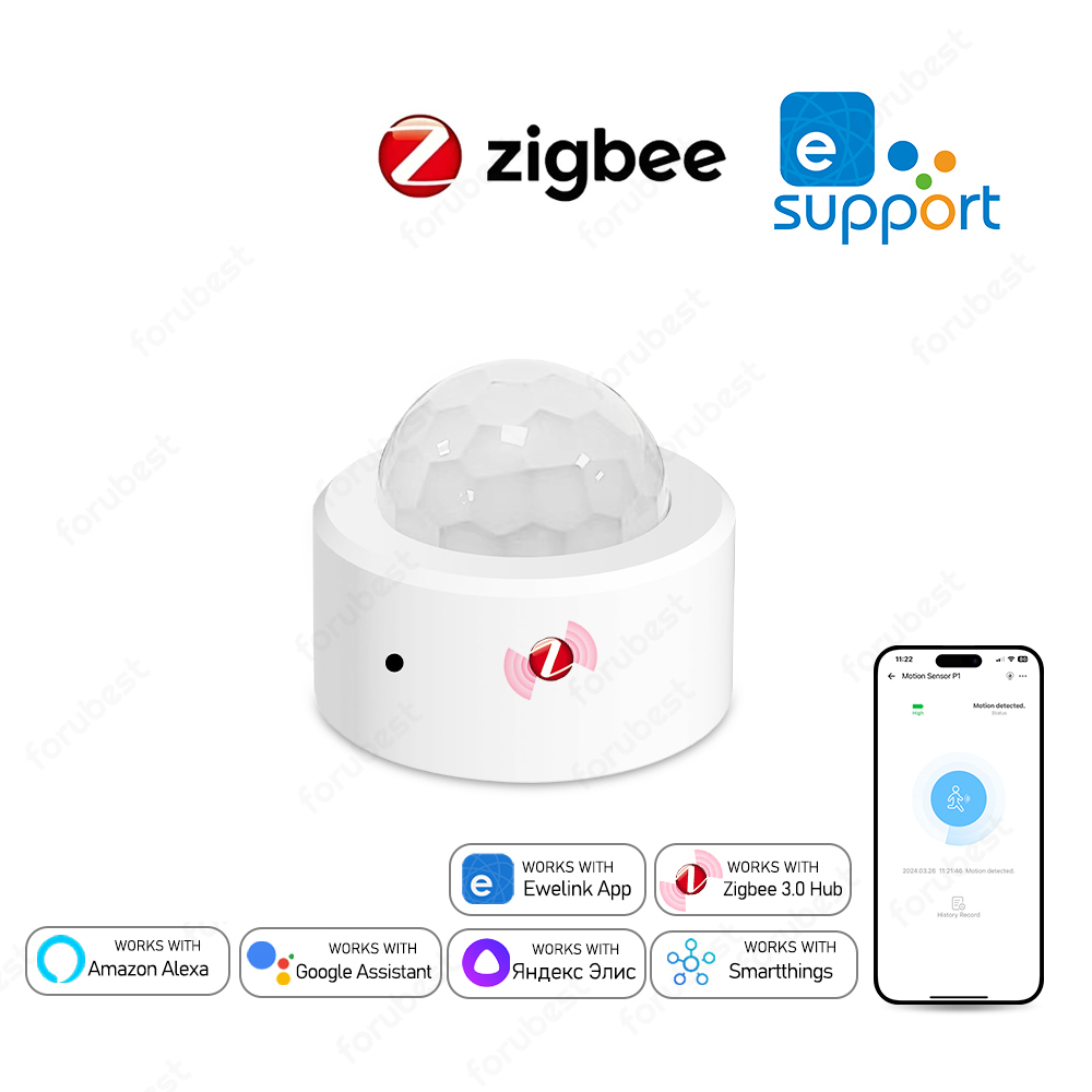 Zigbee 3.0 Human Motion Sensor - Home Security With Alarm ulasan dan harga