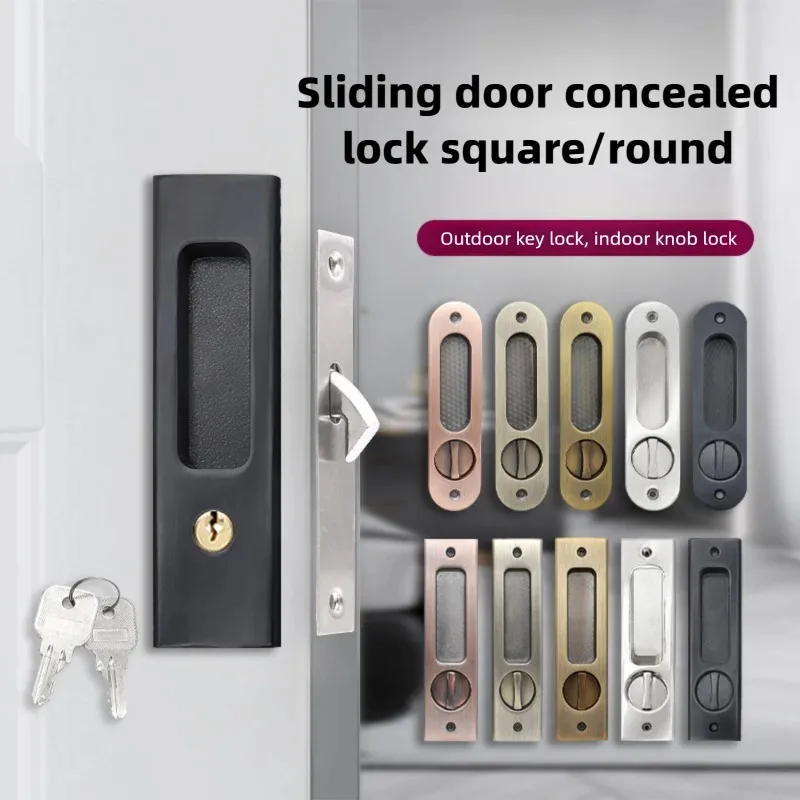 Heavy-Duty Black Sliding Door  - Home Security Key ulasan dan harga