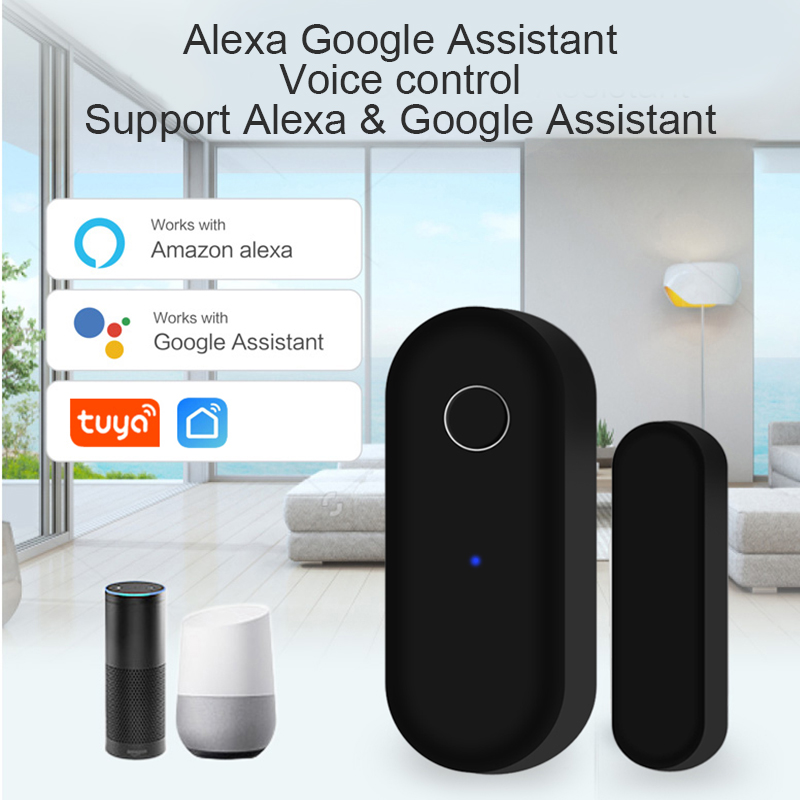Tuya WiFi Door Open Close Dete - Home Security Technology ulasan dan harga