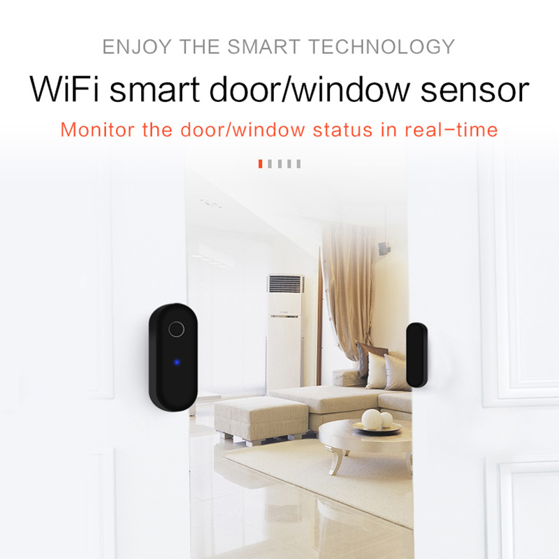 Tuya WiFi Door Open Close Dete - Home Security Technology ulasan dan harga