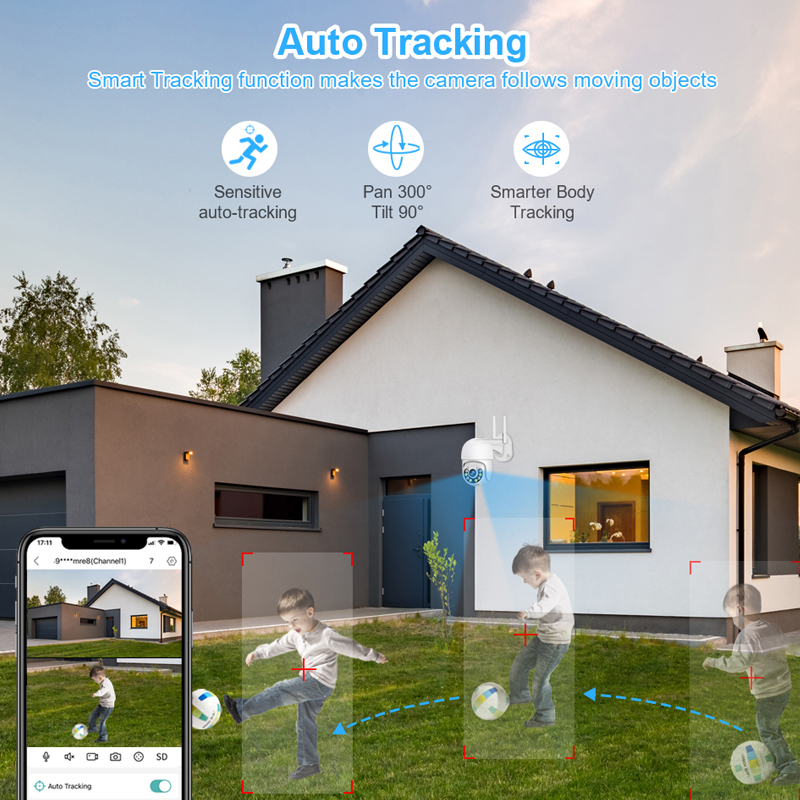 Smar 3MP Wireless CCTV Securit - Home Security And Camera Systems ulasan dan harga
