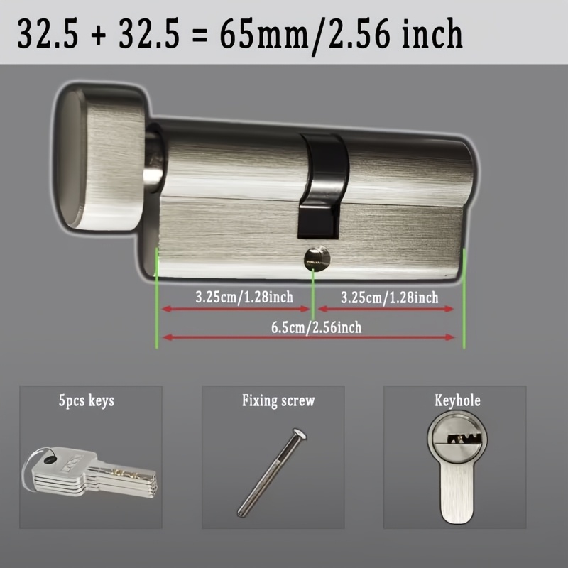 1Pc European Standard All-Copp - Home Security Key ulasan dan harga