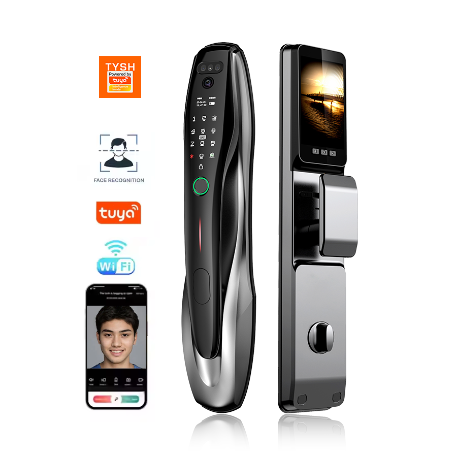 TYSH Tuya Security Fingerprint - Home Security Front Door Camera ulasan dan harga