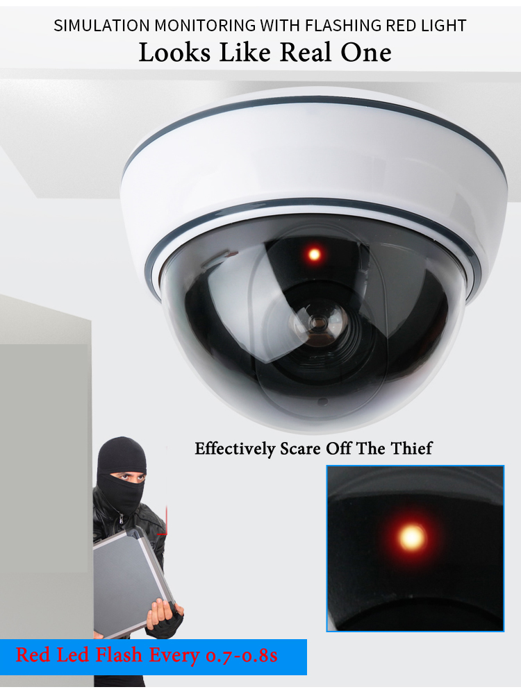 Creative Black/White Fake Dome - Home Security And Camera Systems ulasan dan harga